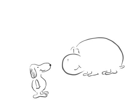 ingofant meets snoopy by chance